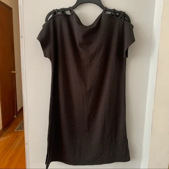 Thyme & Honey Gray T-Shirt Dress - Picture 2 of 5